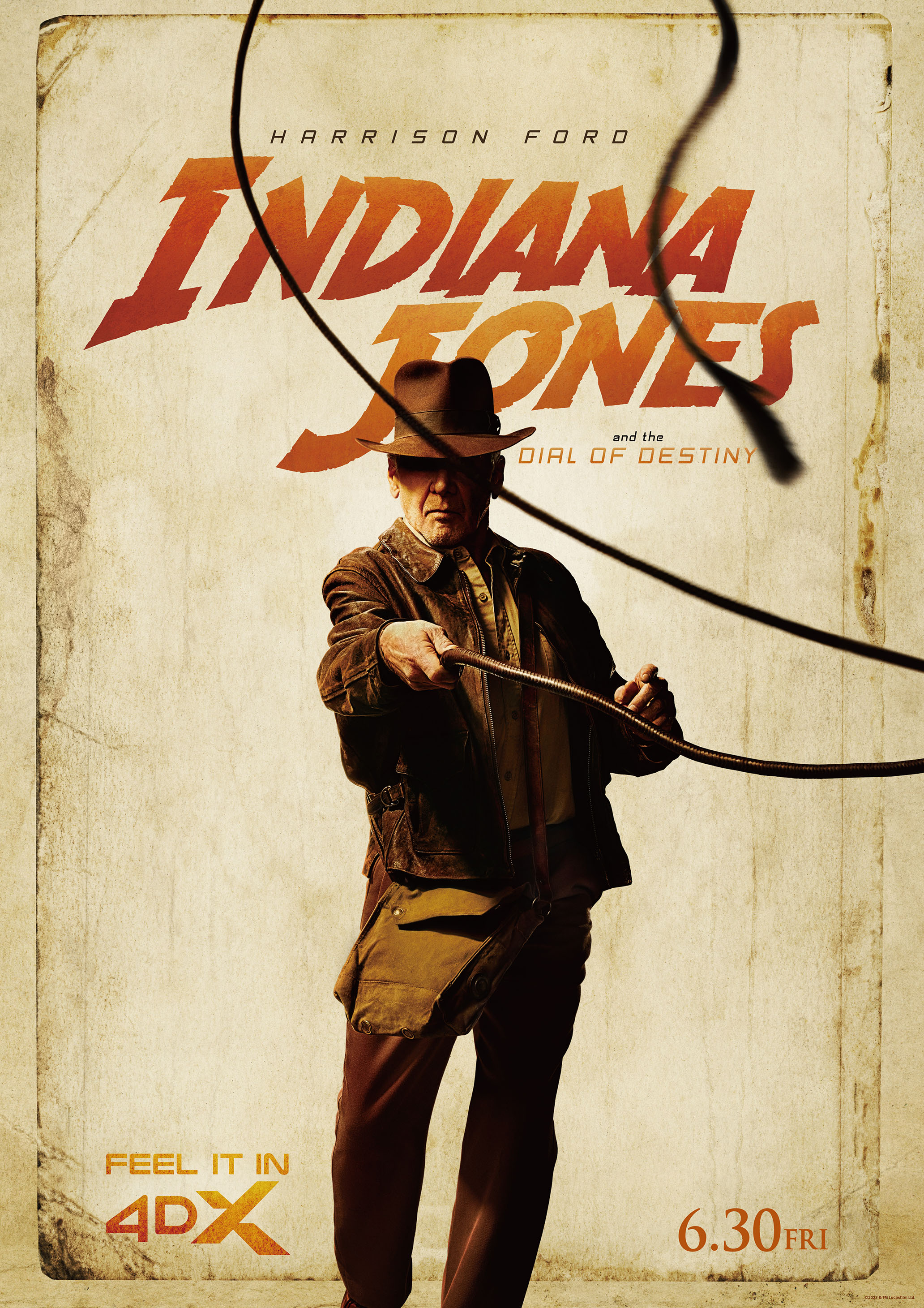 インディジョーンズと運命のダイヤル ダイアル IMAXポスター 